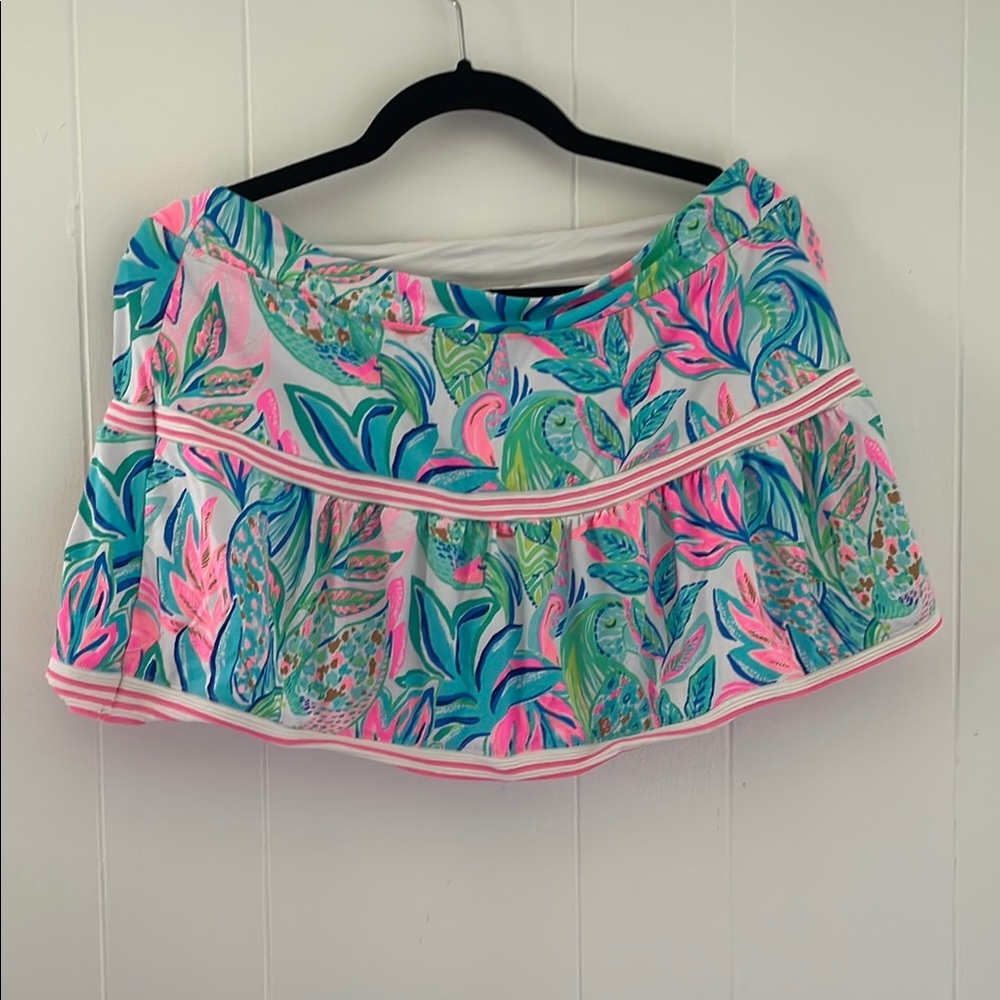 Lilly Pulitzer Luxletic Skirt with Pastel Hues